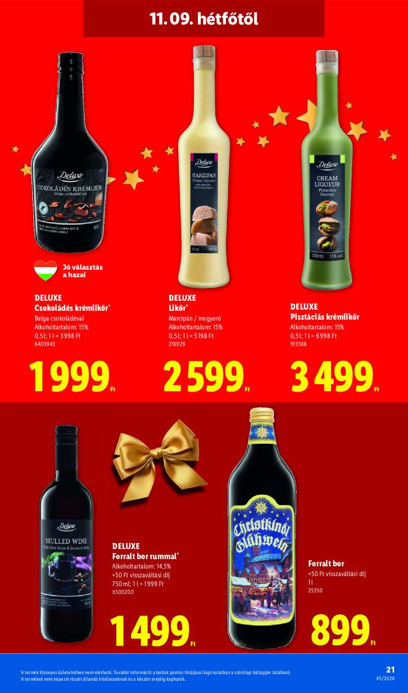 Lidl Érvényes 11.09-től 21 oldal
