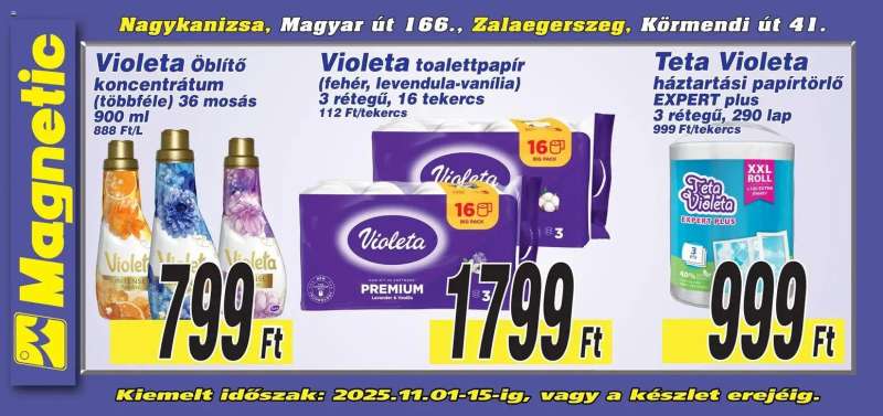 Magnetic Aktuális óriásplakátok 3 oldal
