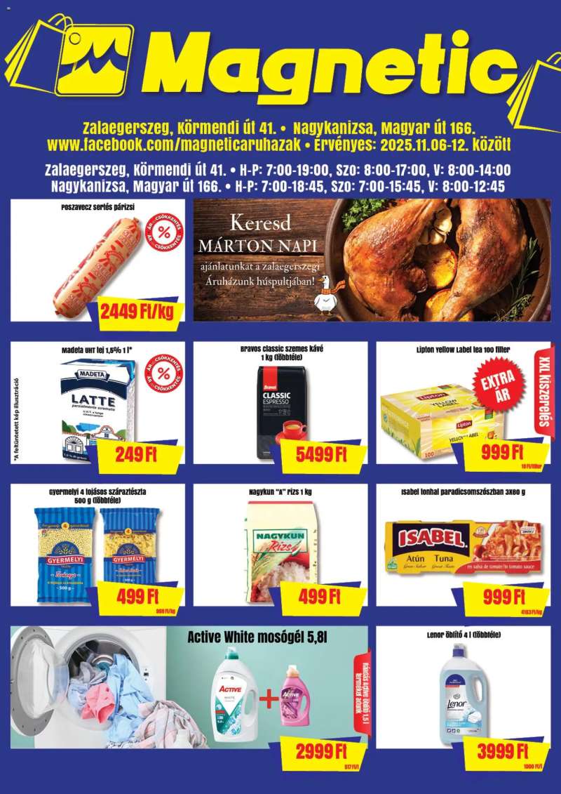 Magnetic Akciós újság Magnetic 1 oldal