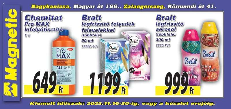 Magnetic Aktuális óriásplakátok 4 oldal