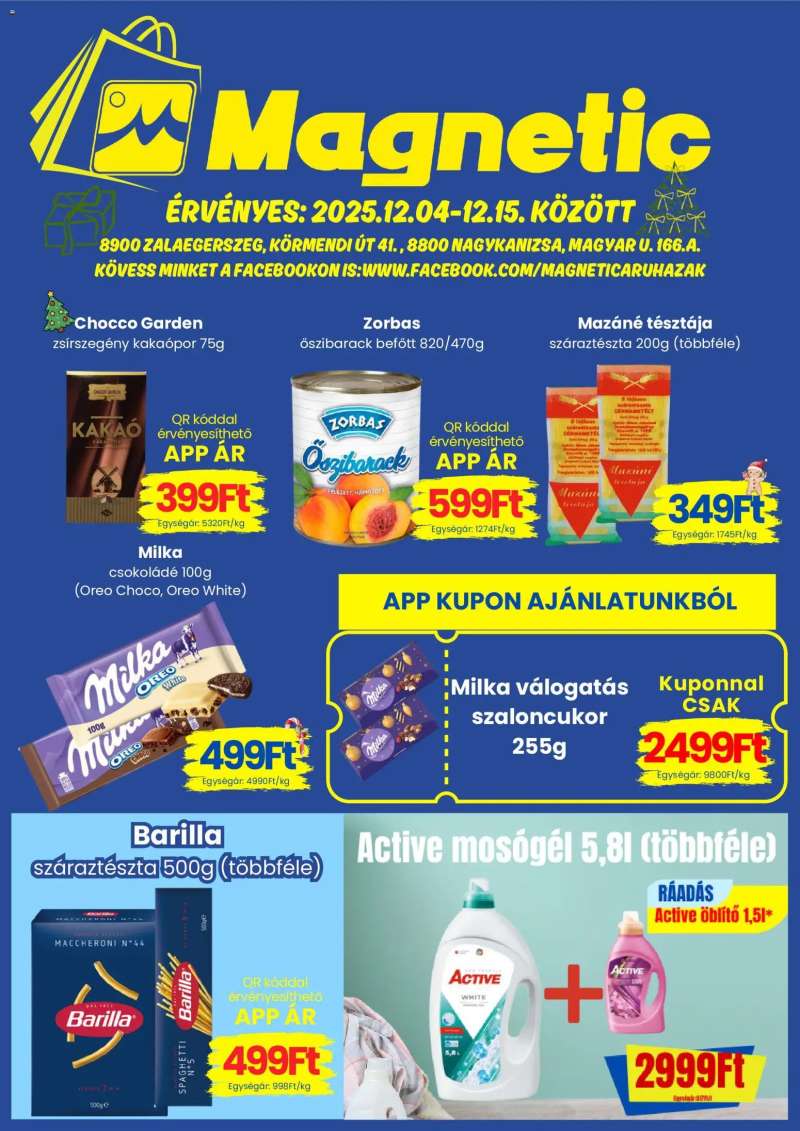 Magnetic Akciós újság Magnetic 1 oldal