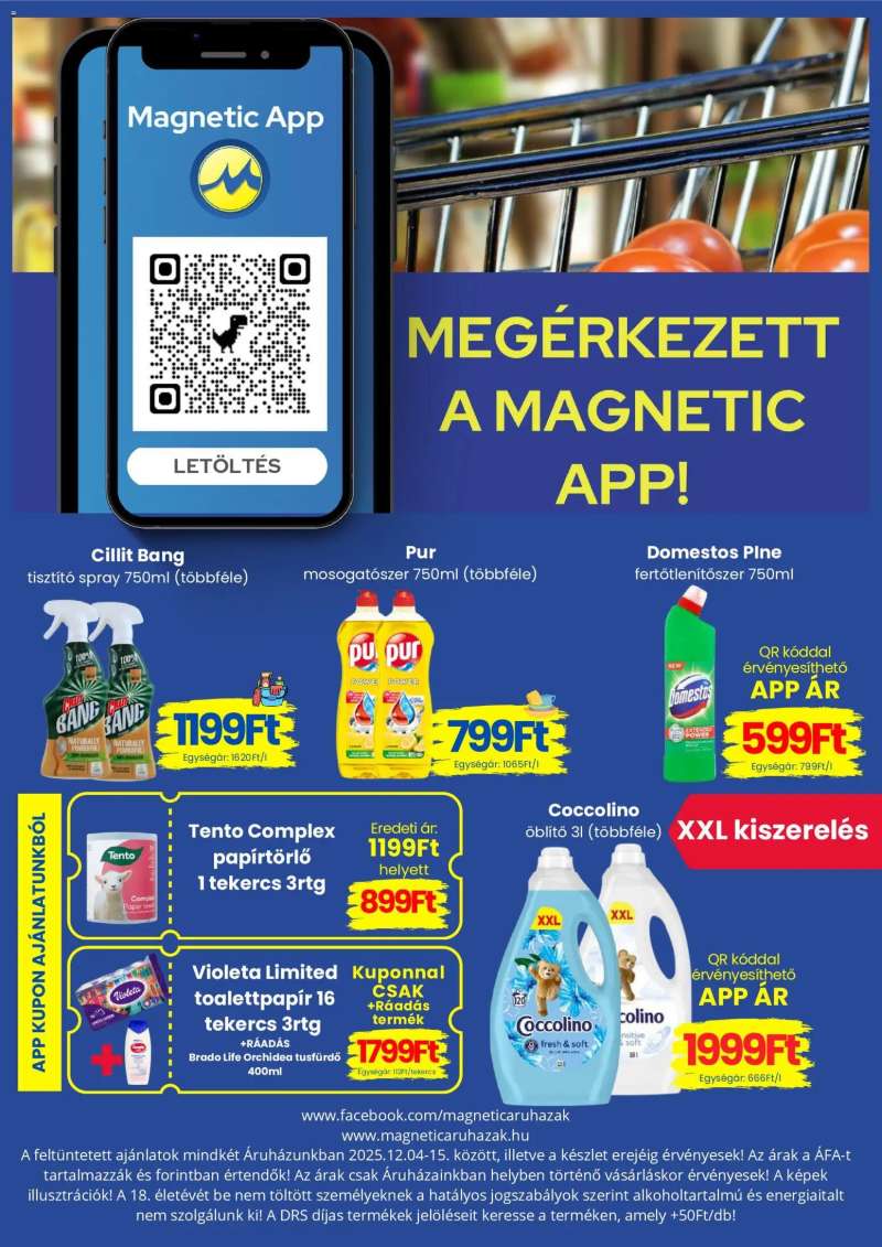 Magnetic Akciós újság Magnetic 4 oldal
