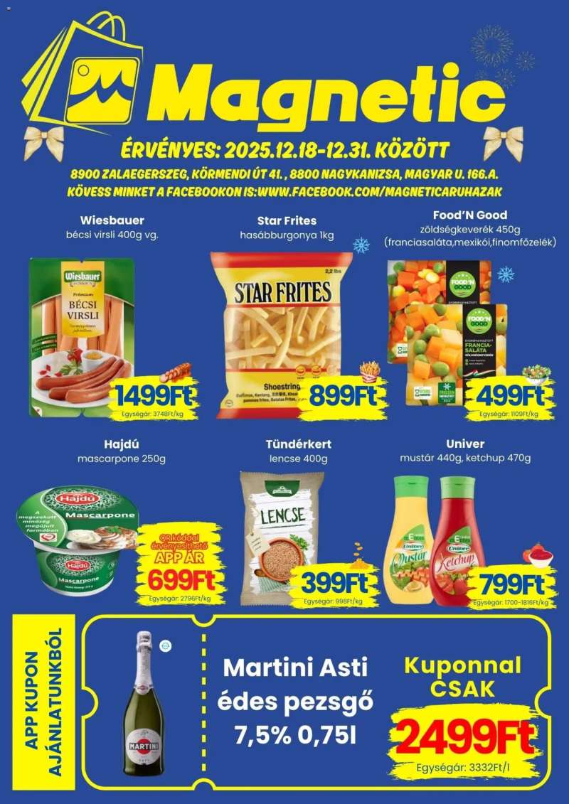 Magnetic Akciós újság Magnetic 1 oldal