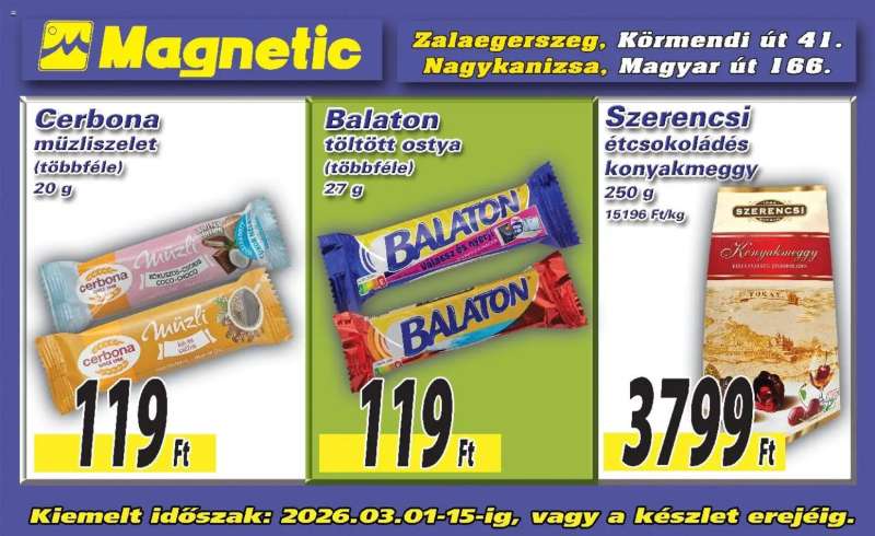 Magnetic Magnetic Aktuális óriásplakátok 4 oldal