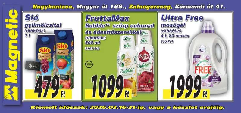 Magnetic Magnetic Aktuális óriásplakátok 4 oldal