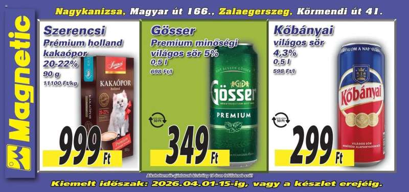 Magnetic Magnetic Aktuális óriásplakátok 1 oldal