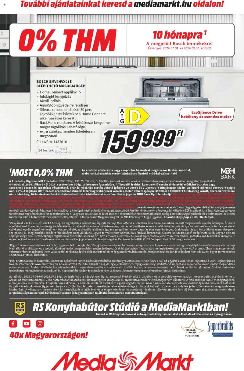 Media Markt Konyhagép katalógus 16 oldal