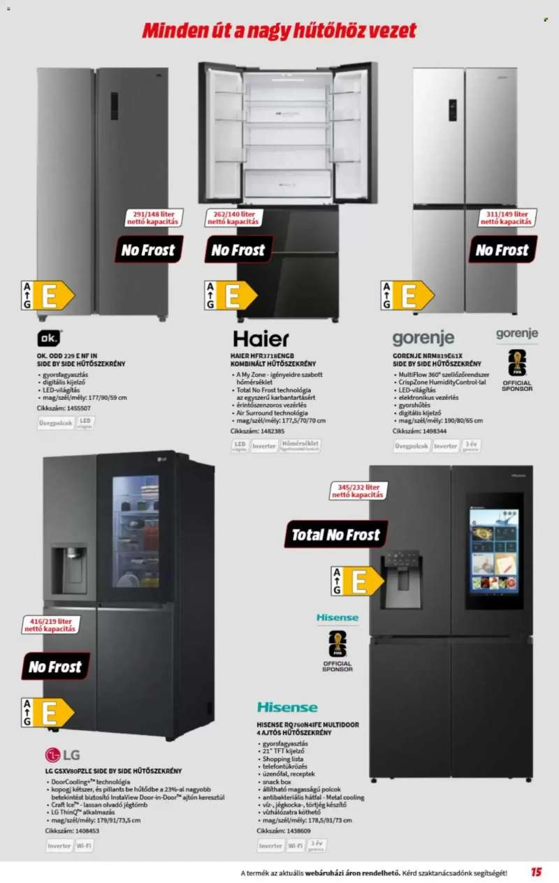 Media Markt Media Markt akciós újság 15 oldal