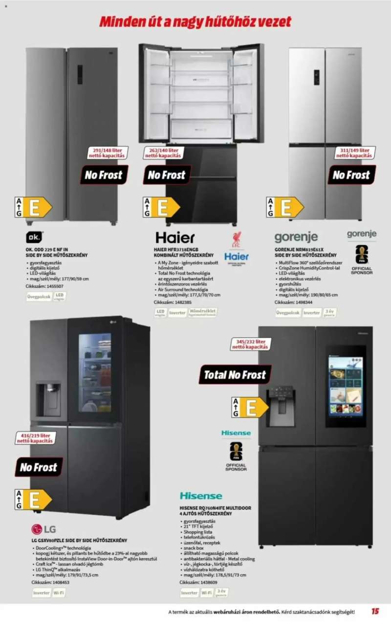 Media Markt Media Markt akciós újság 15 oldal