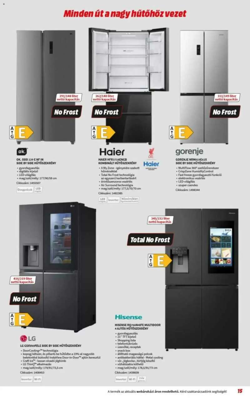 Media Markt Media Markt akciós újság 15 oldal