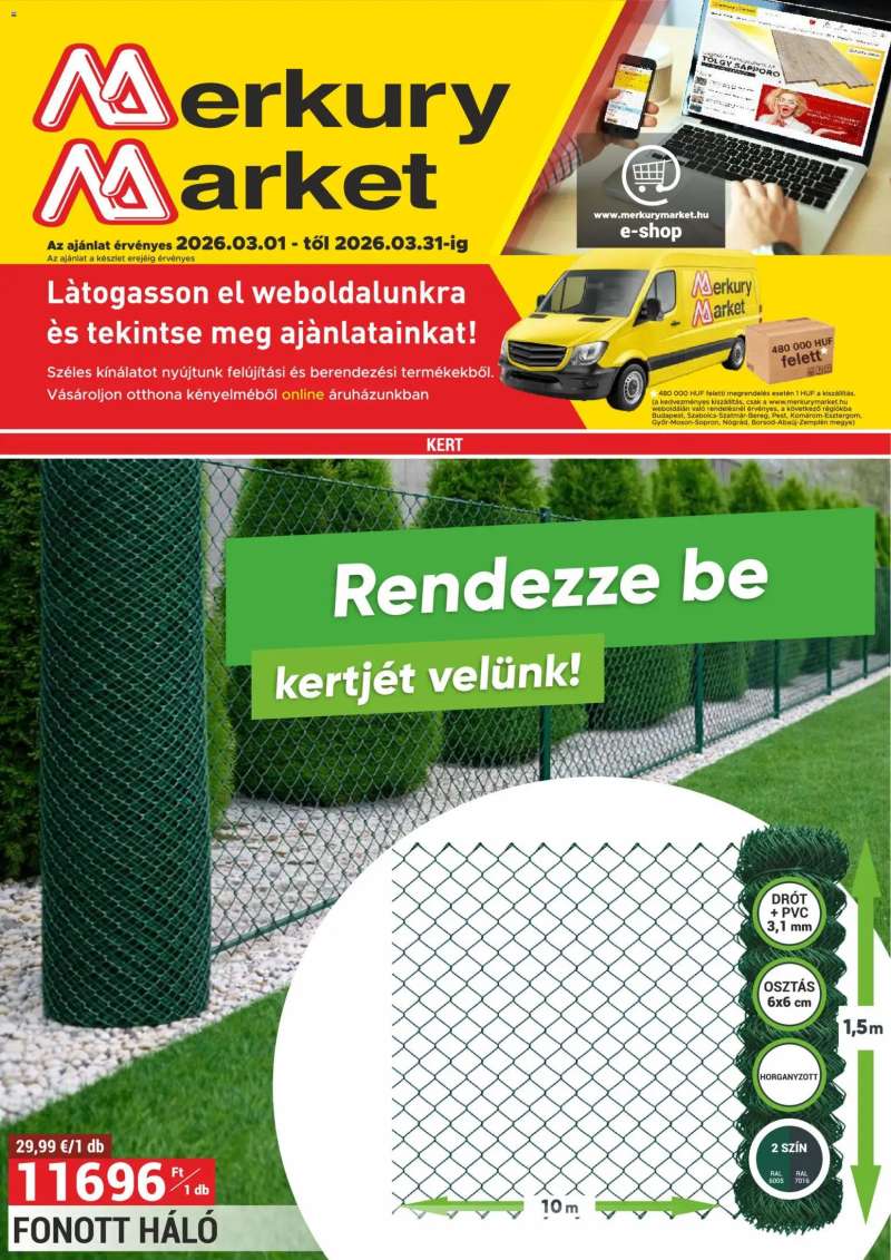 Merkury Market Merkury Market akciós újság 1 oldal