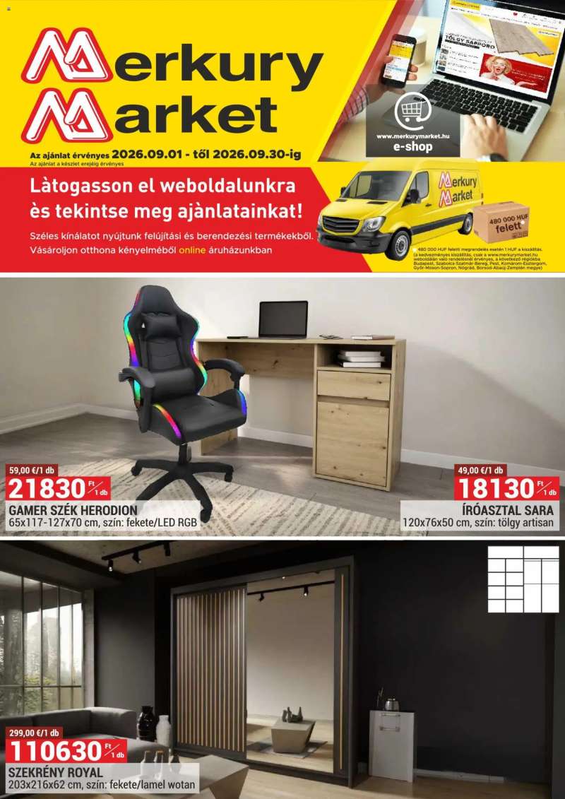 Merkury Market Merkury Market akciós újság 1 oldal