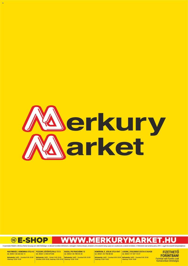 Merkury Market Merkury Market akciós újság 34 oldal