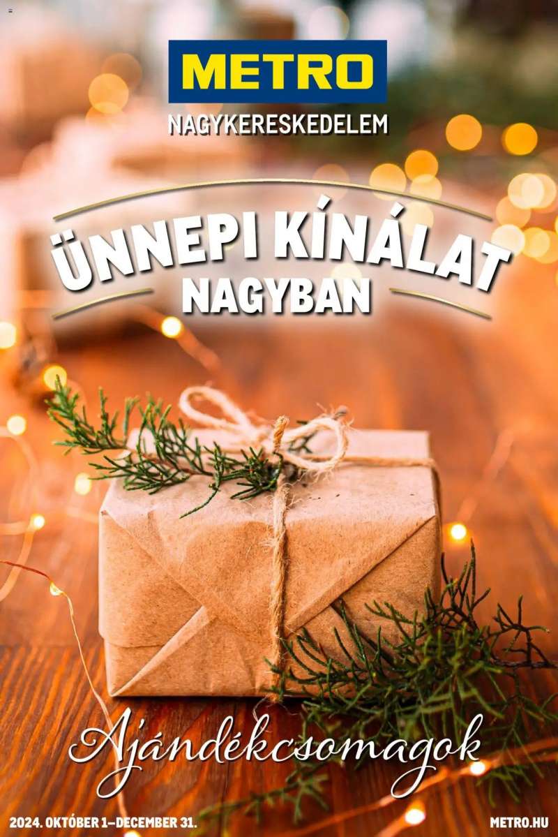 Metro Ünnepi Kínálat Nagyban! 2024/10-12 1 oldal