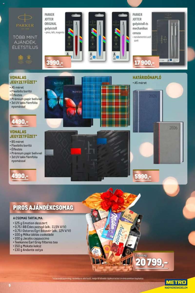 Metro Ajándékmegoldások 5 oldal