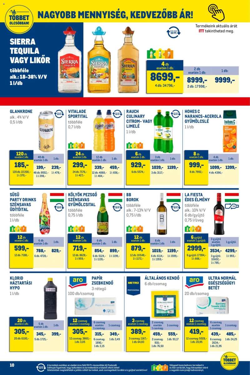 Metro Élelmiszer és Szezonális katalógus 2025/11 10 oldal