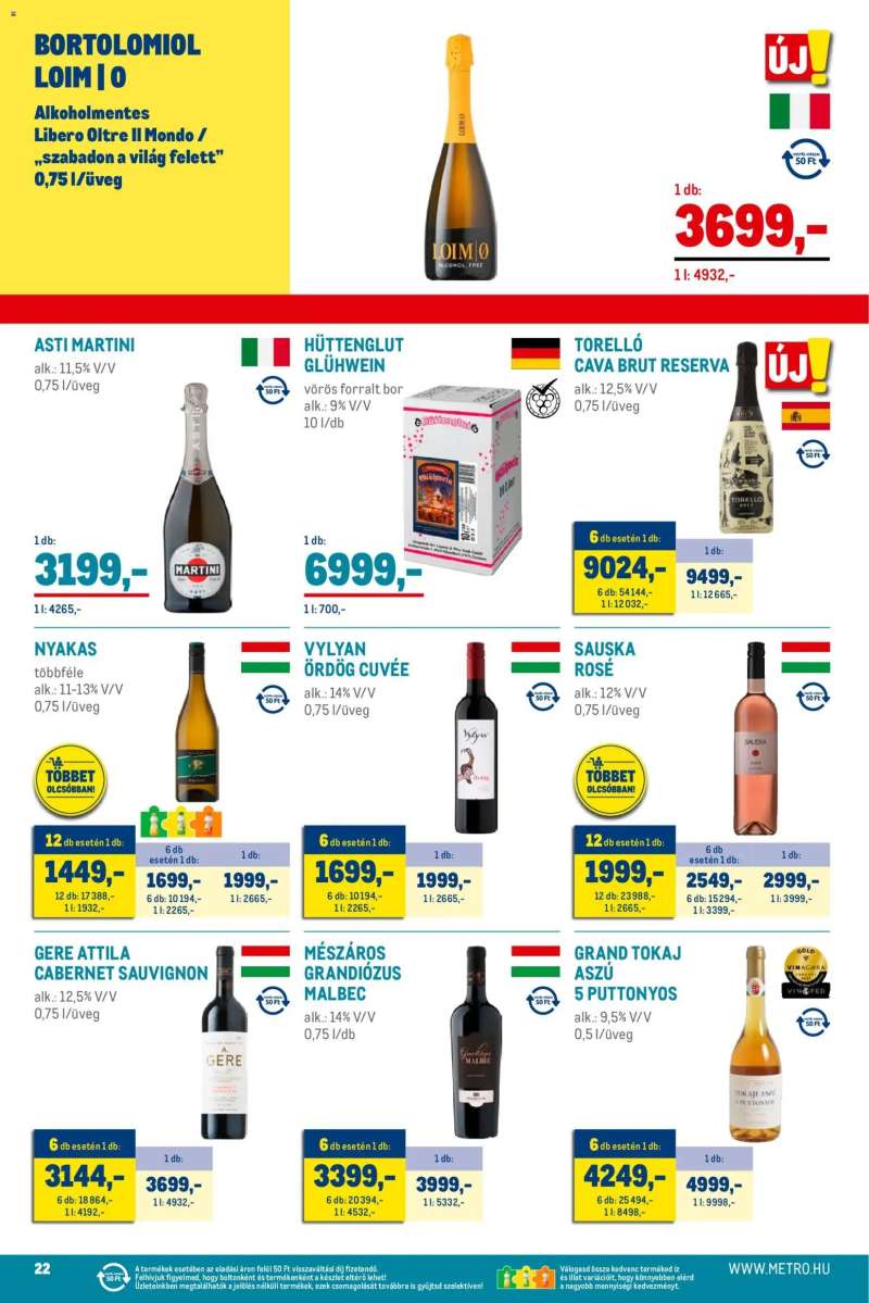 Metro Élelmiszer és Szezonális katalógus 2025/11 22 oldal