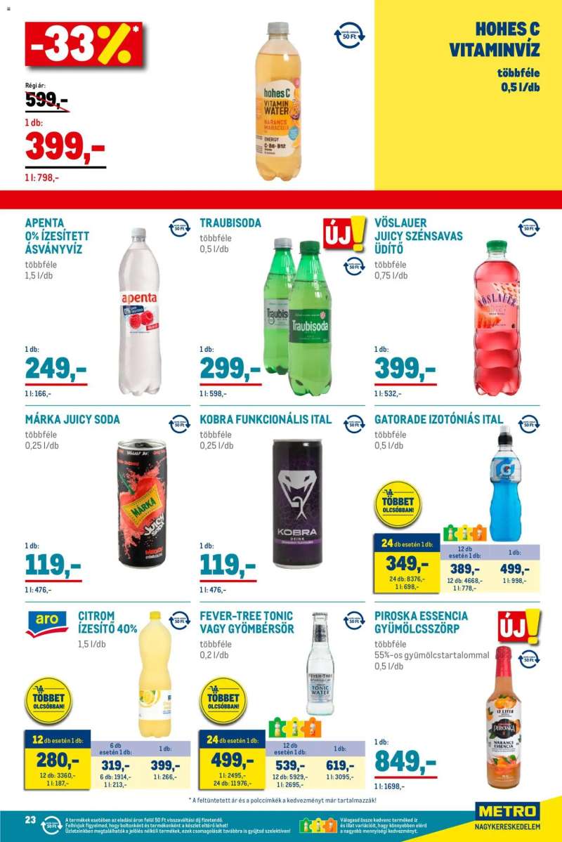 Metro Élelmiszer és Szezonális katalógus 2025/11 23 oldal