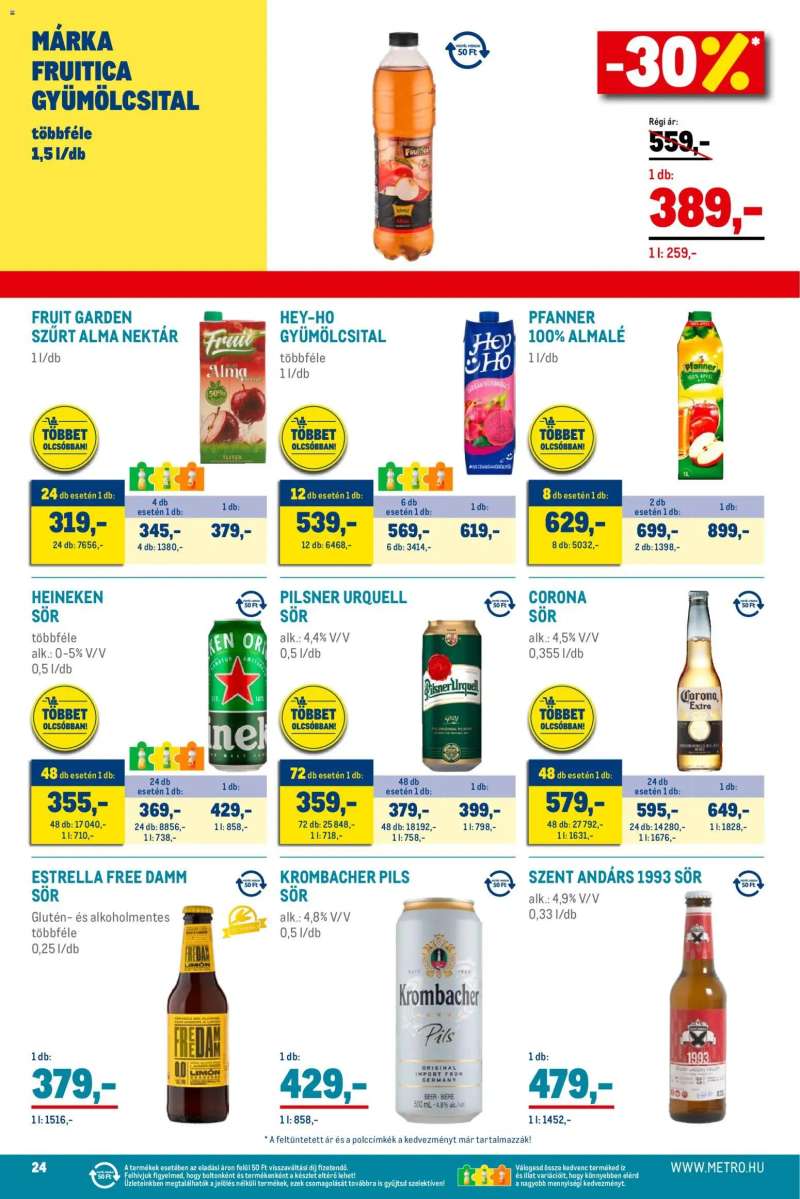 Metro Élelmiszer és Szezonális katalógus 2025/11 24 oldal
