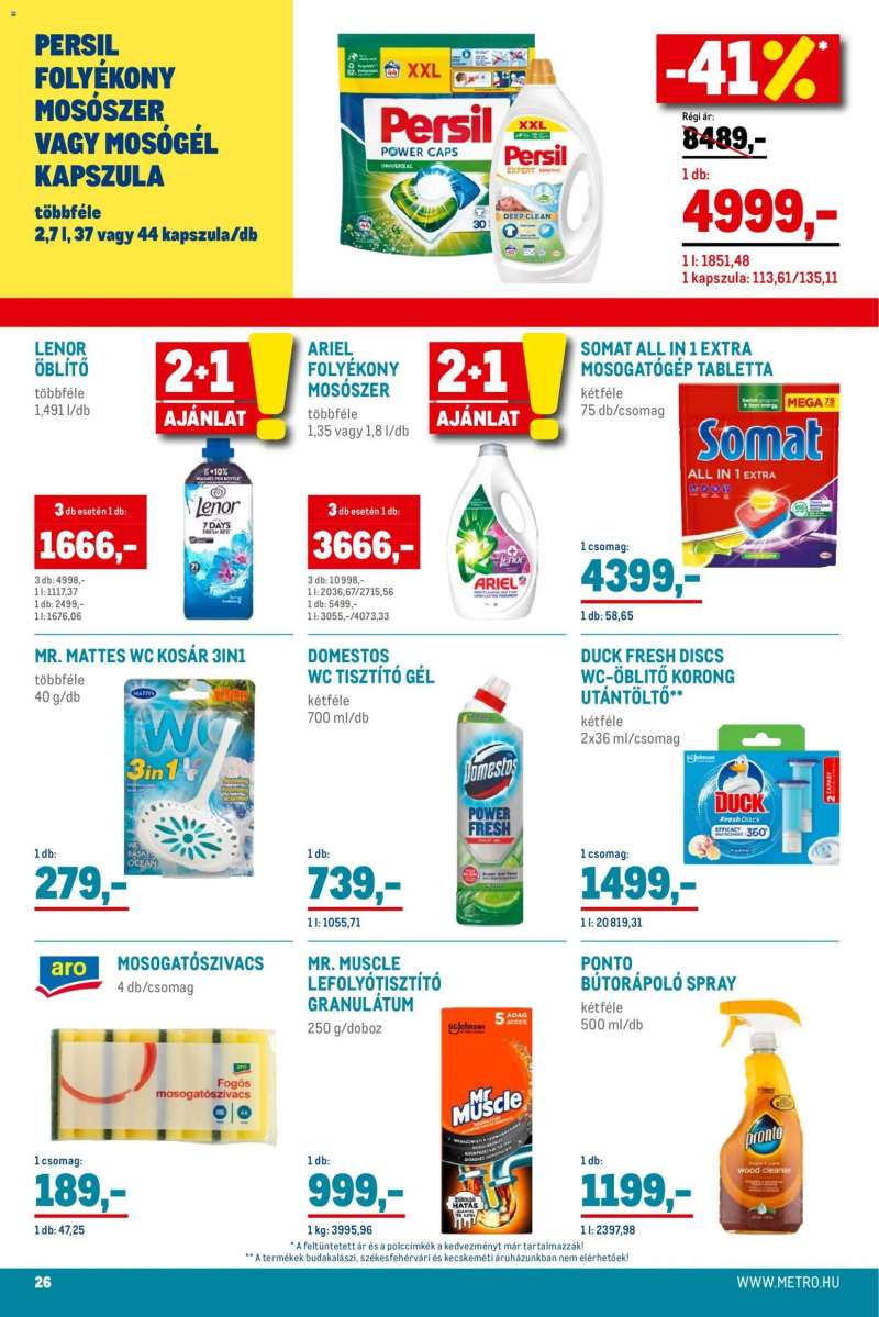 Metro Élelmiszer és Szezonális katalógus 2025/11 26 oldal