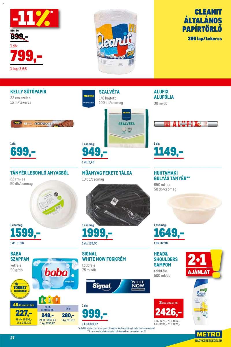 Metro Élelmiszer és Szezonális katalógus 2025/11 27 oldal