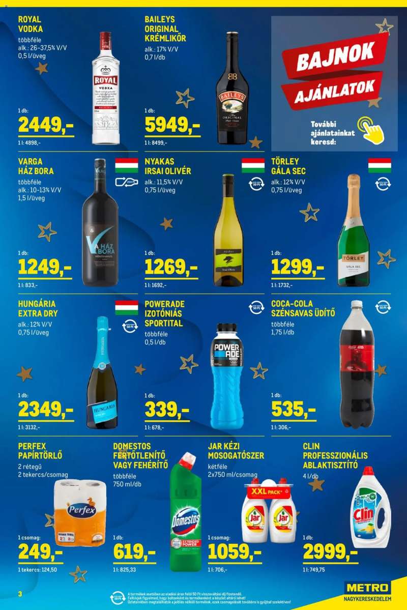 Metro Élelmiszer és Szezonális katalógus 2025/11 3 oldal