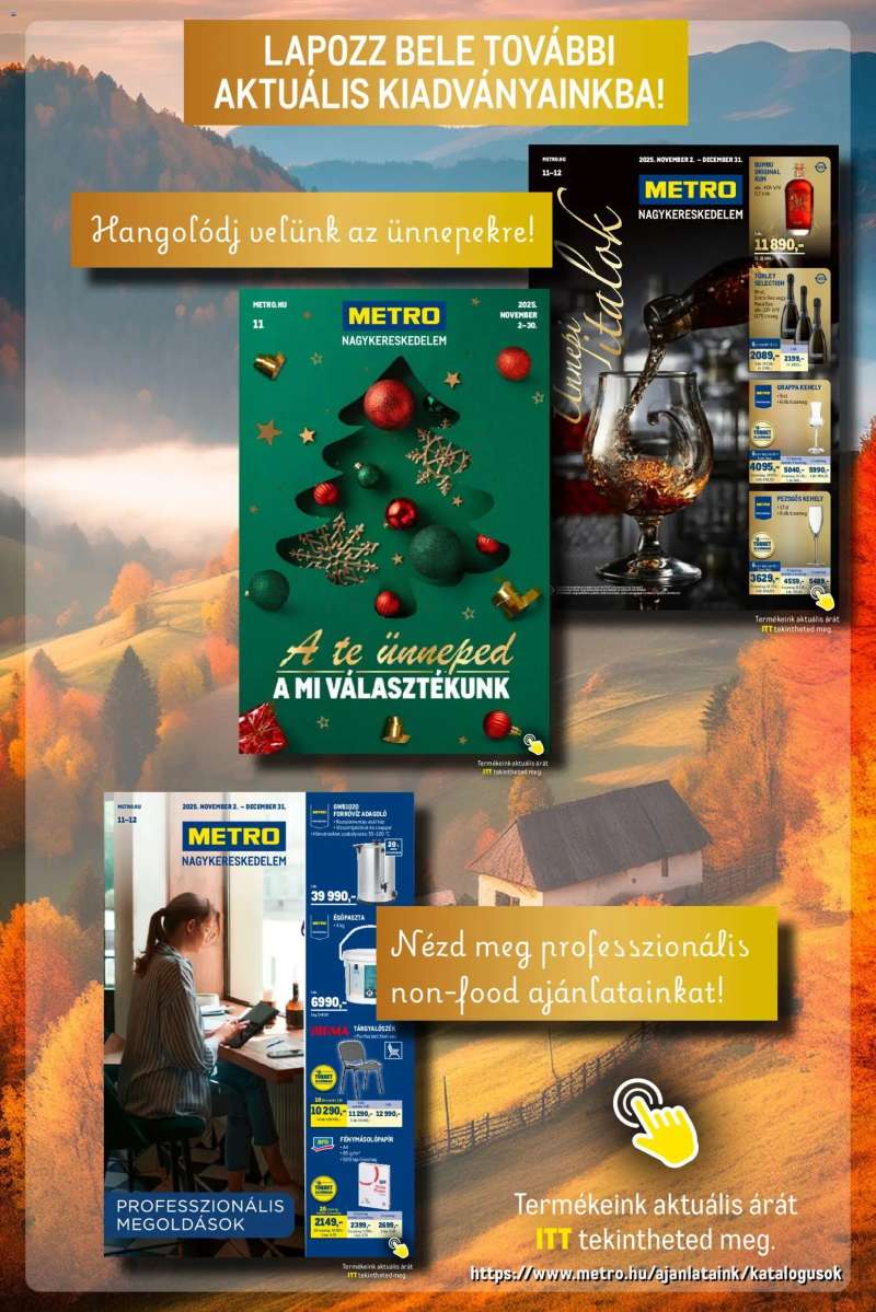 Metro Élelmiszer és Szezonális katalógus 2025/11 31 oldal