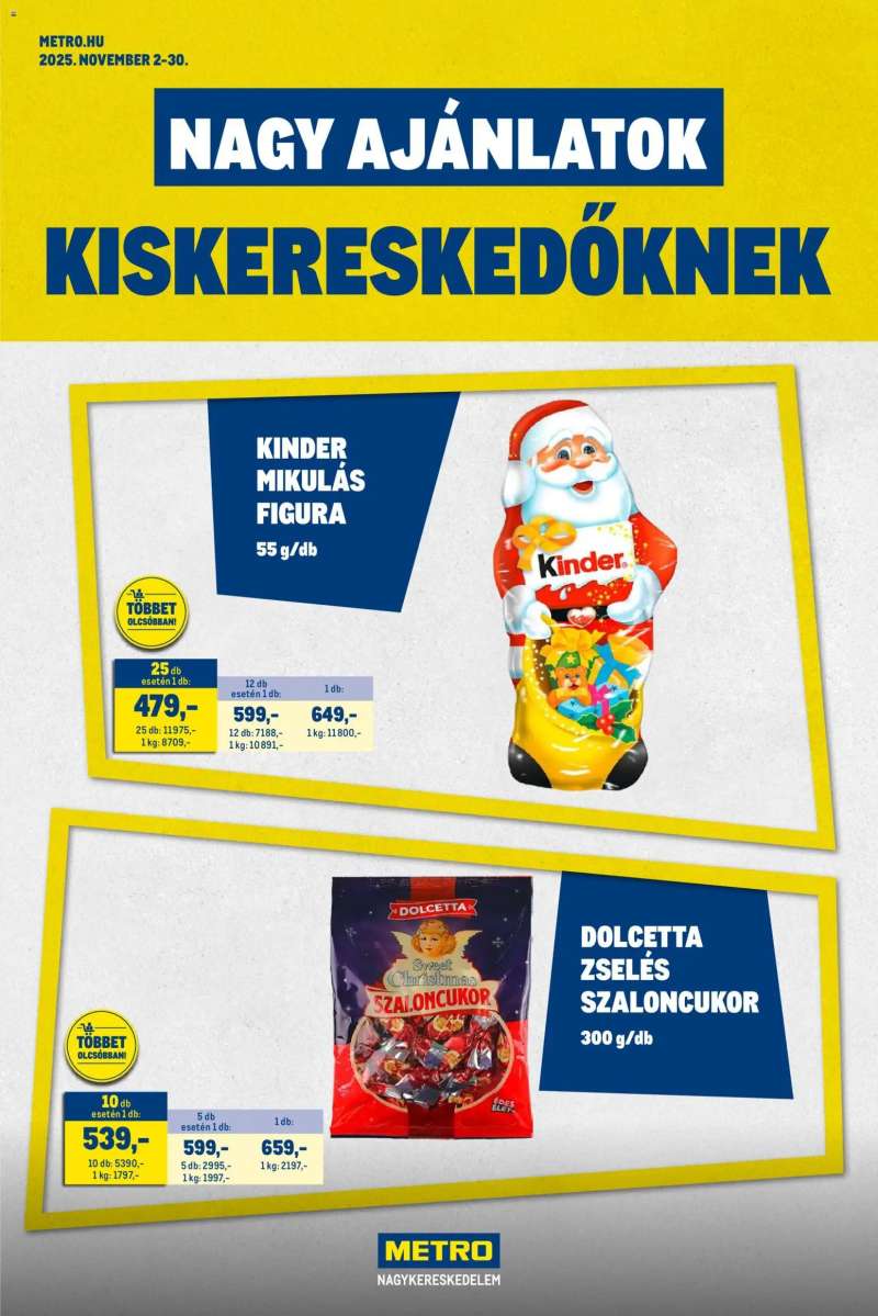 Metro Nagy Ajánlatok Kiskereskedőknek 1 oldal