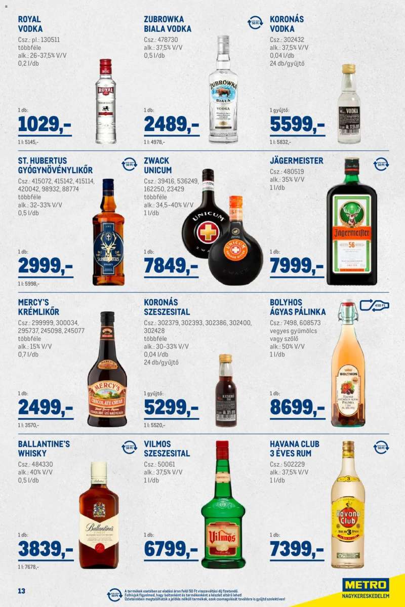 Metro Nagy Ajánlatok Kiskereskedőknek 13 oldal