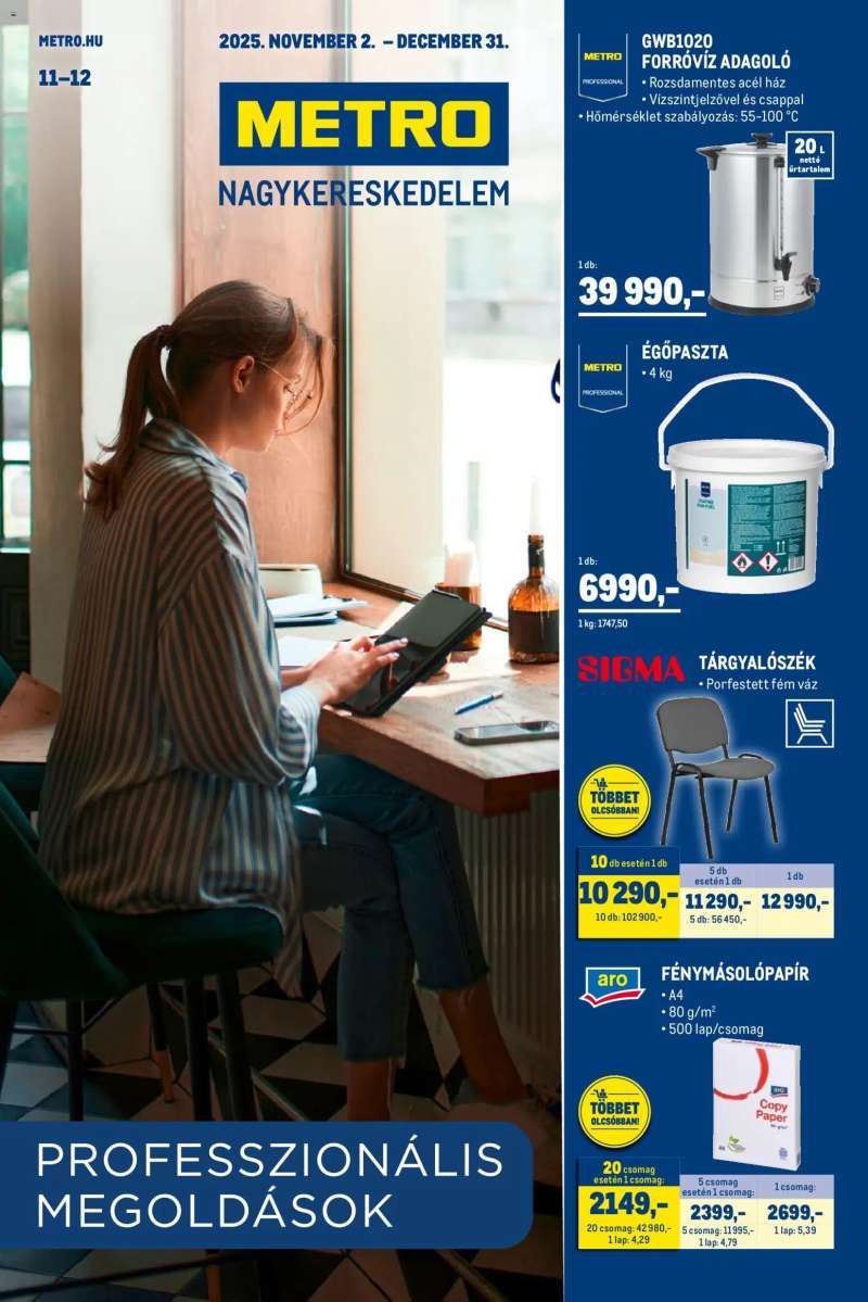 Metro Professzionális irodai megoldások 1 oldal