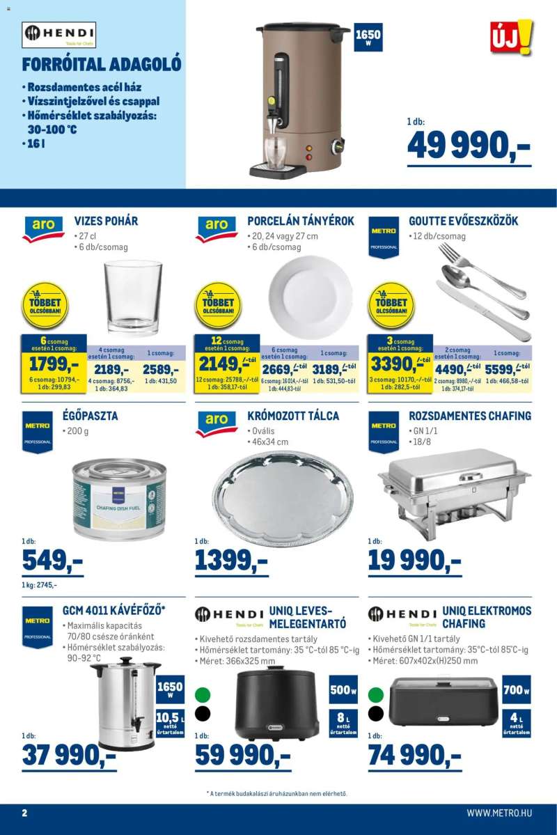 Metro Professzionális irodai megoldások 2 oldal