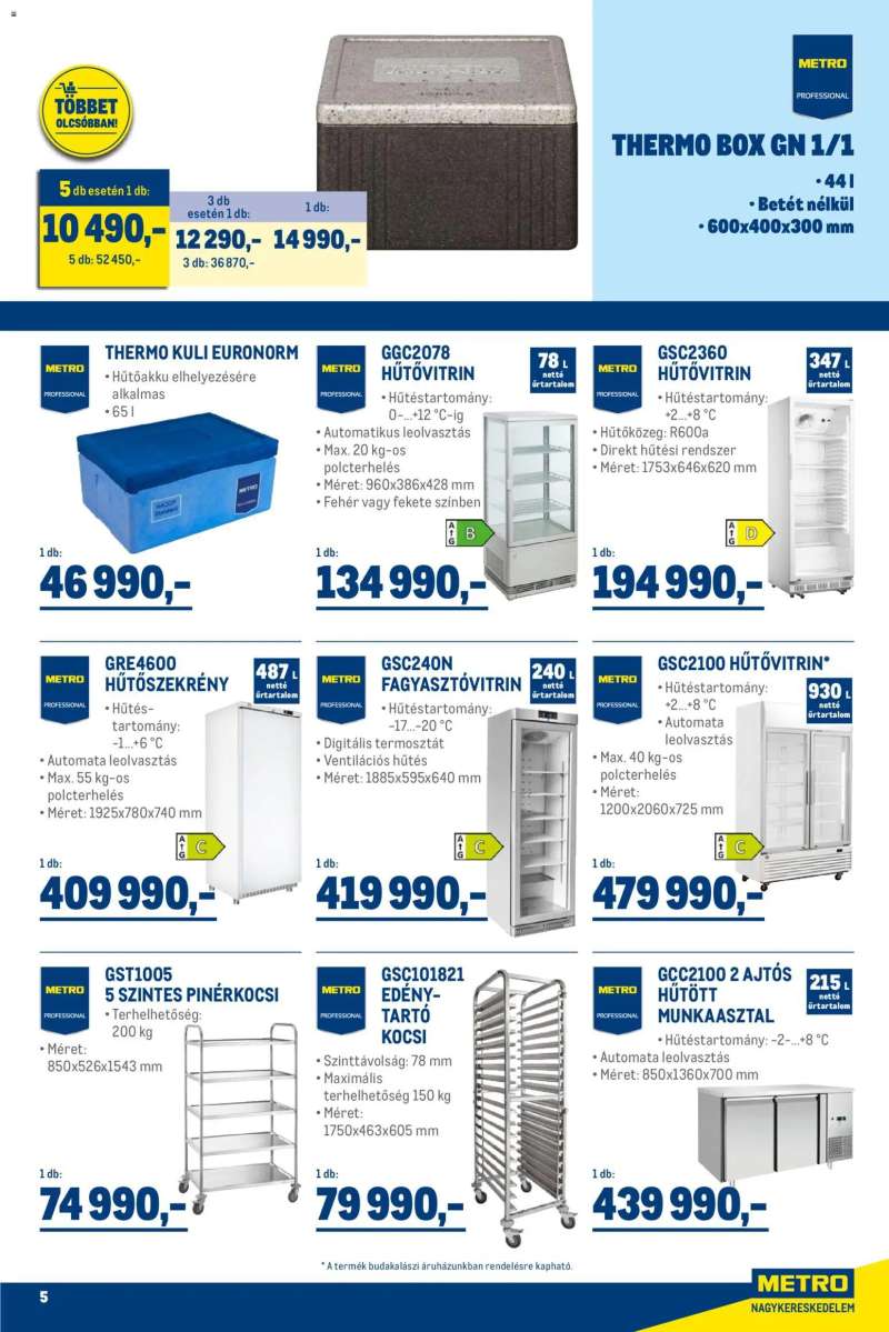 Metro Professzionális irodai megoldások 5 oldal