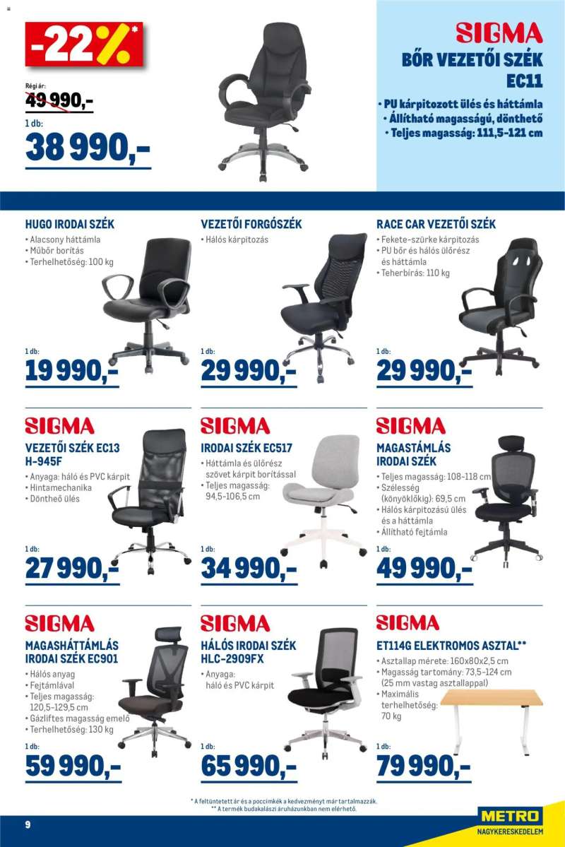 Metro Professzionális irodai megoldások 9 oldal