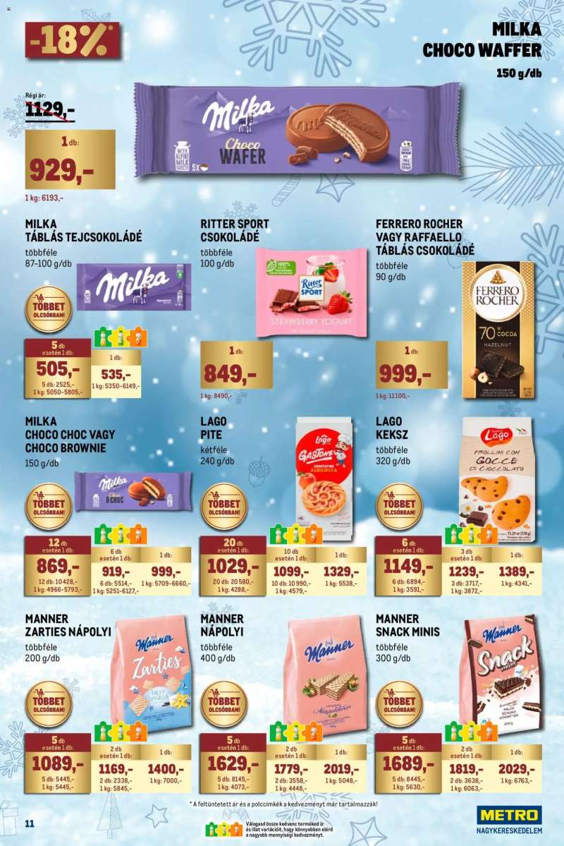 Metro Ünnepi katalógus 11 oldal