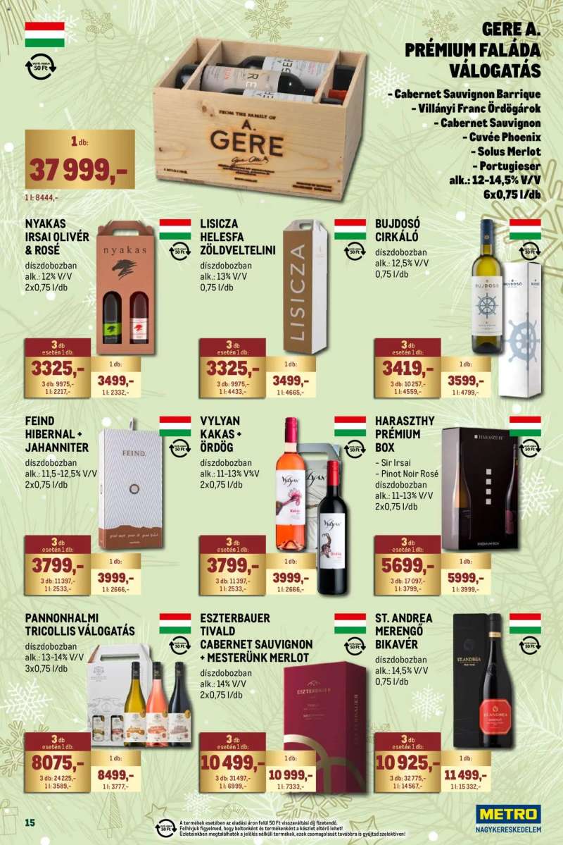 Metro Ünnepi katalógus 15 oldal