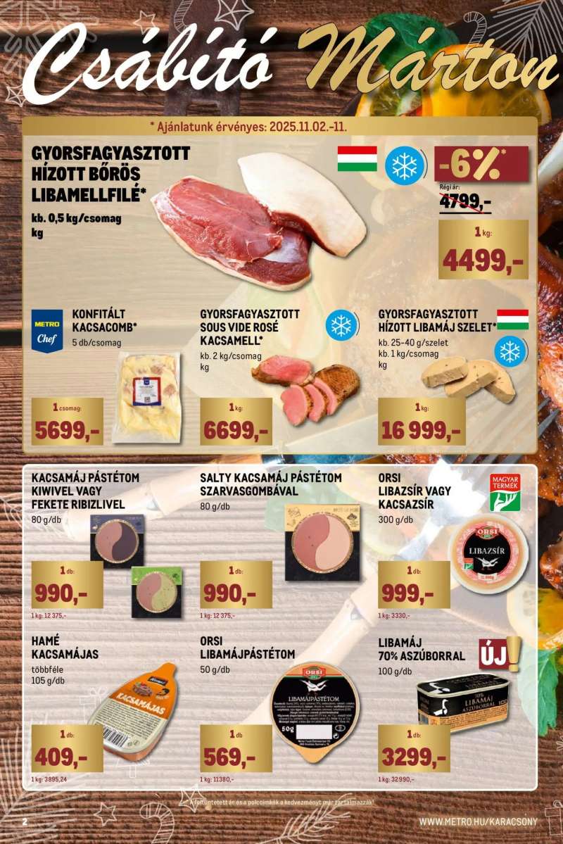 Metro Ünnepi katalógus 2 oldal