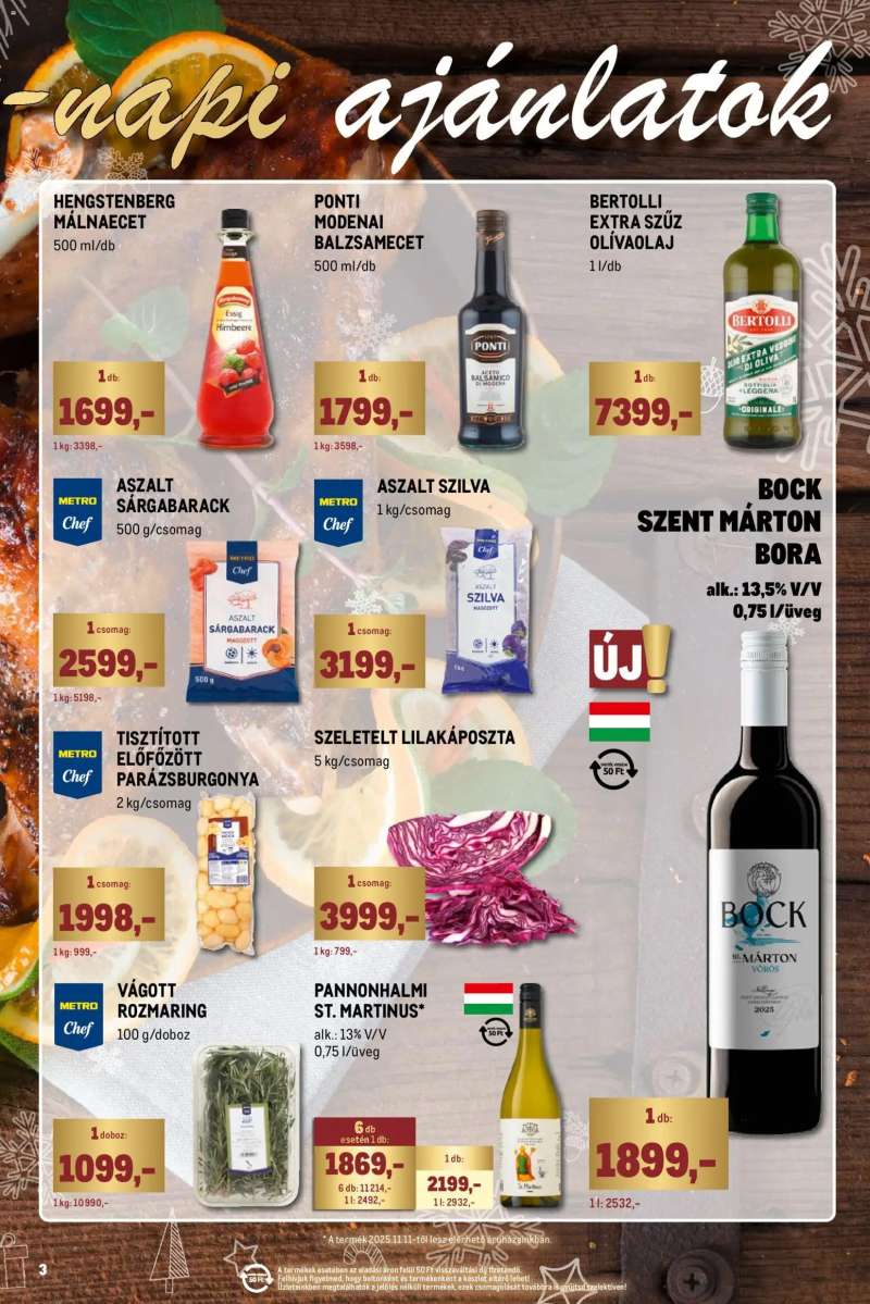 Metro Ünnepi katalógus 3 oldal