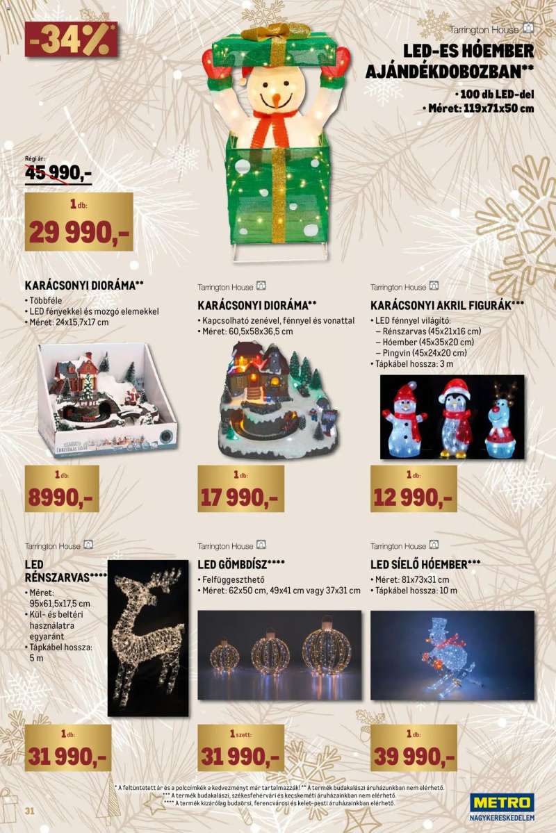 Metro Ünnepi katalógus 31 oldal