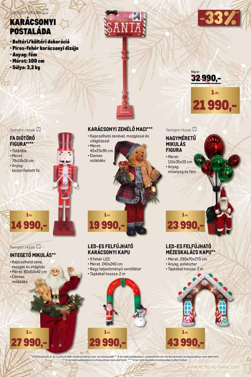 Metro Ünnepi katalógus 32 oldal