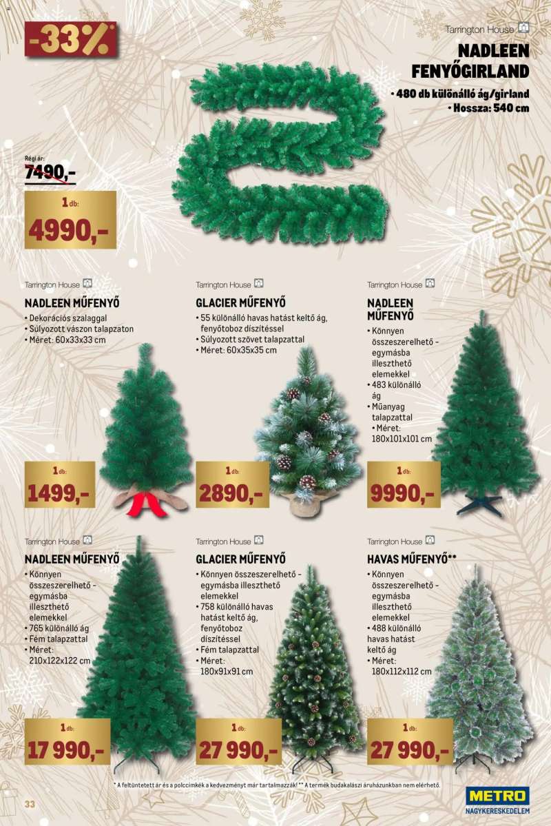Metro Ünnepi katalógus 33 oldal