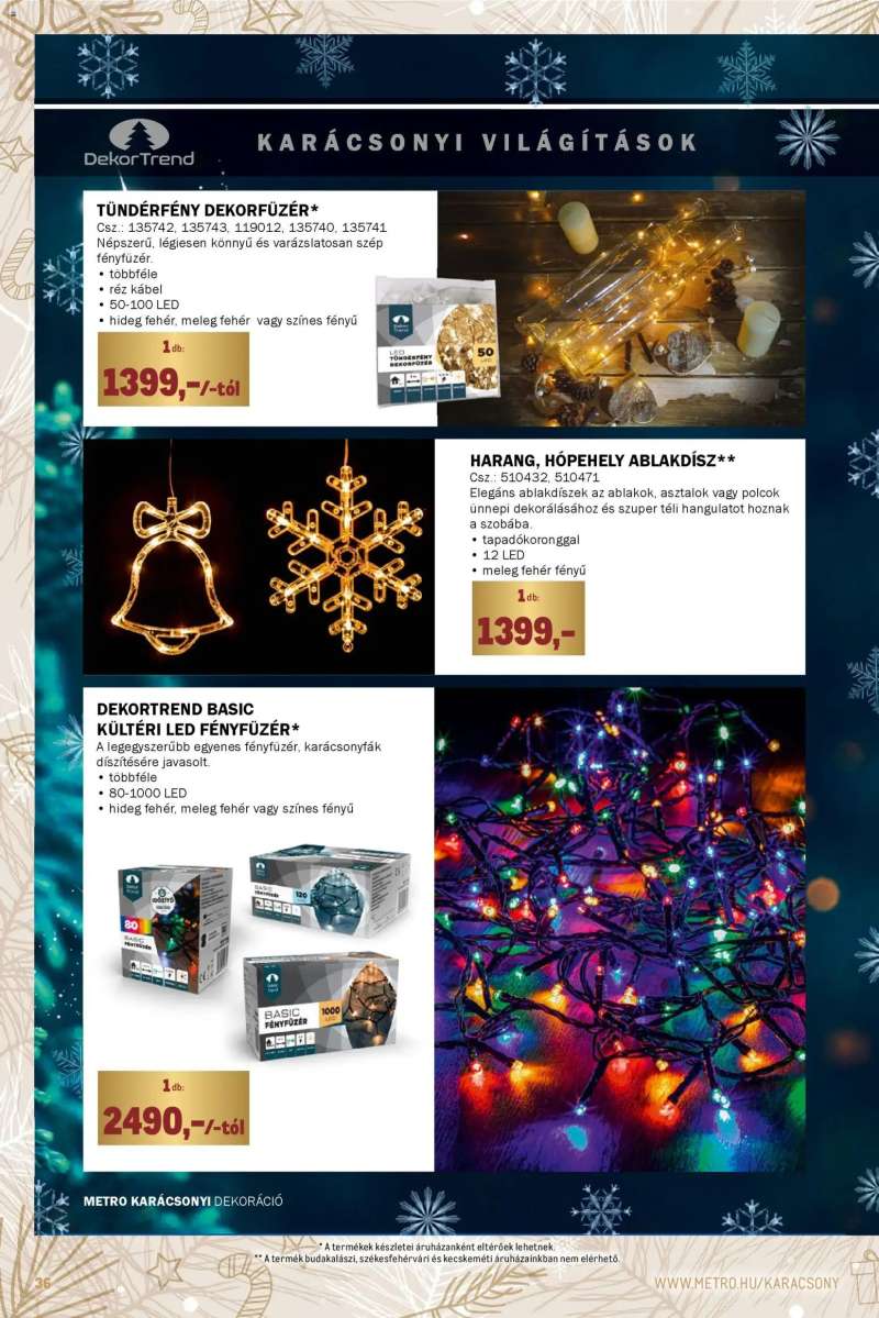 Metro Ünnepi katalógus 36 oldal