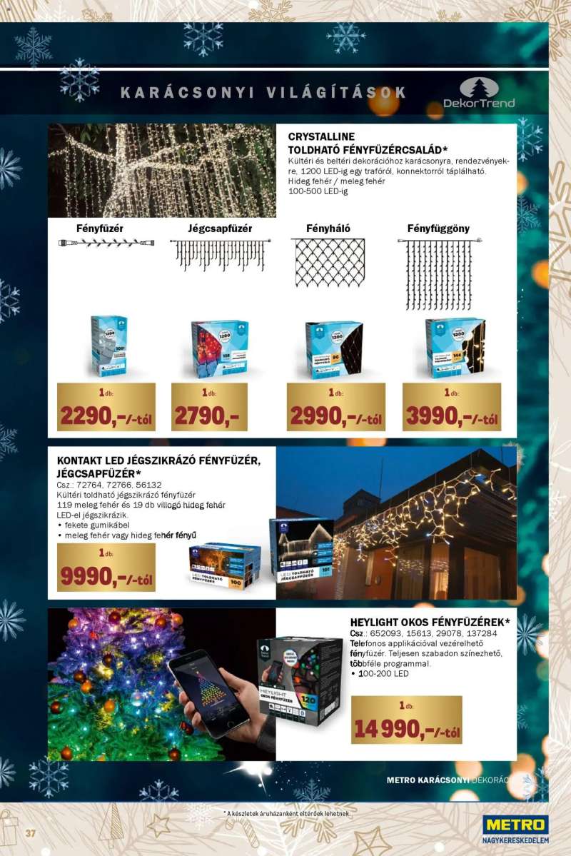 Metro Ünnepi katalógus 37 oldal