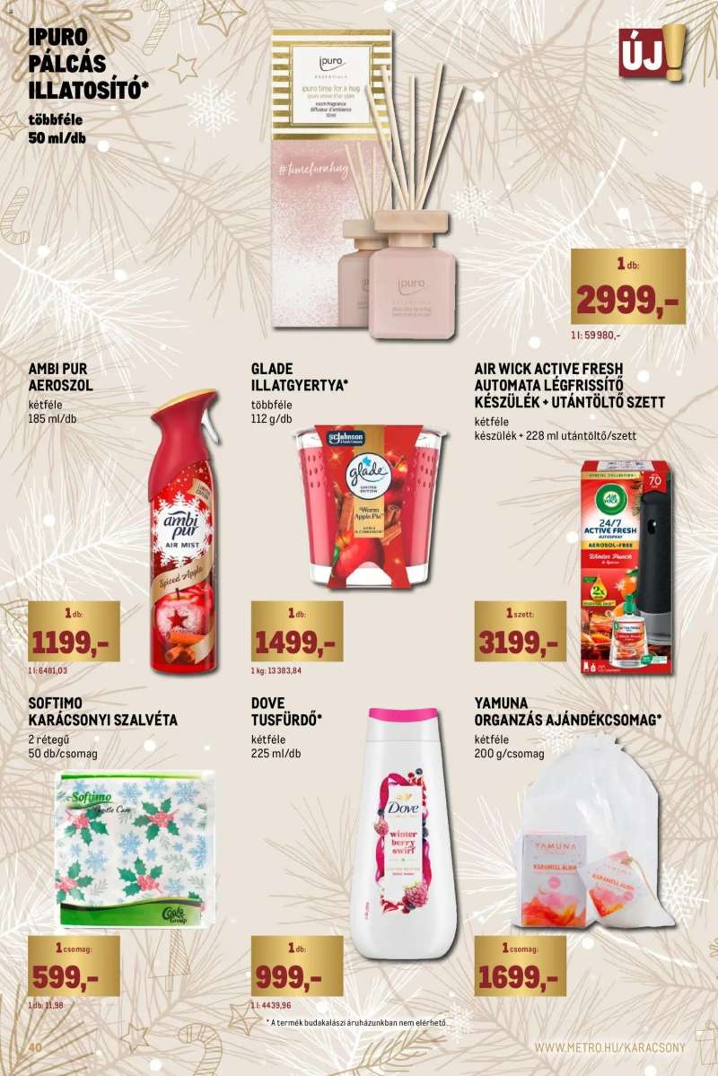 Metro Ünnepi katalógus 40 oldal