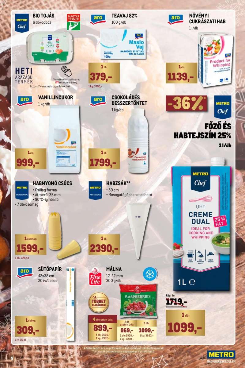 Metro Ünnepi katalógus 5 oldal