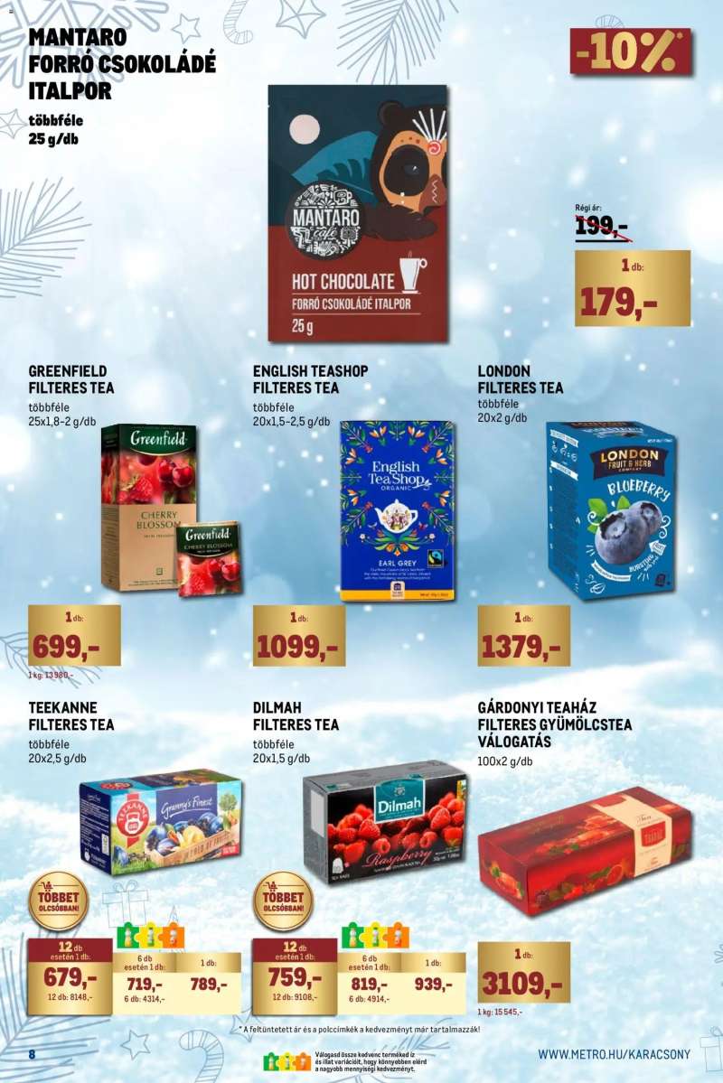 Metro Ünnepi katalógus 8 oldal