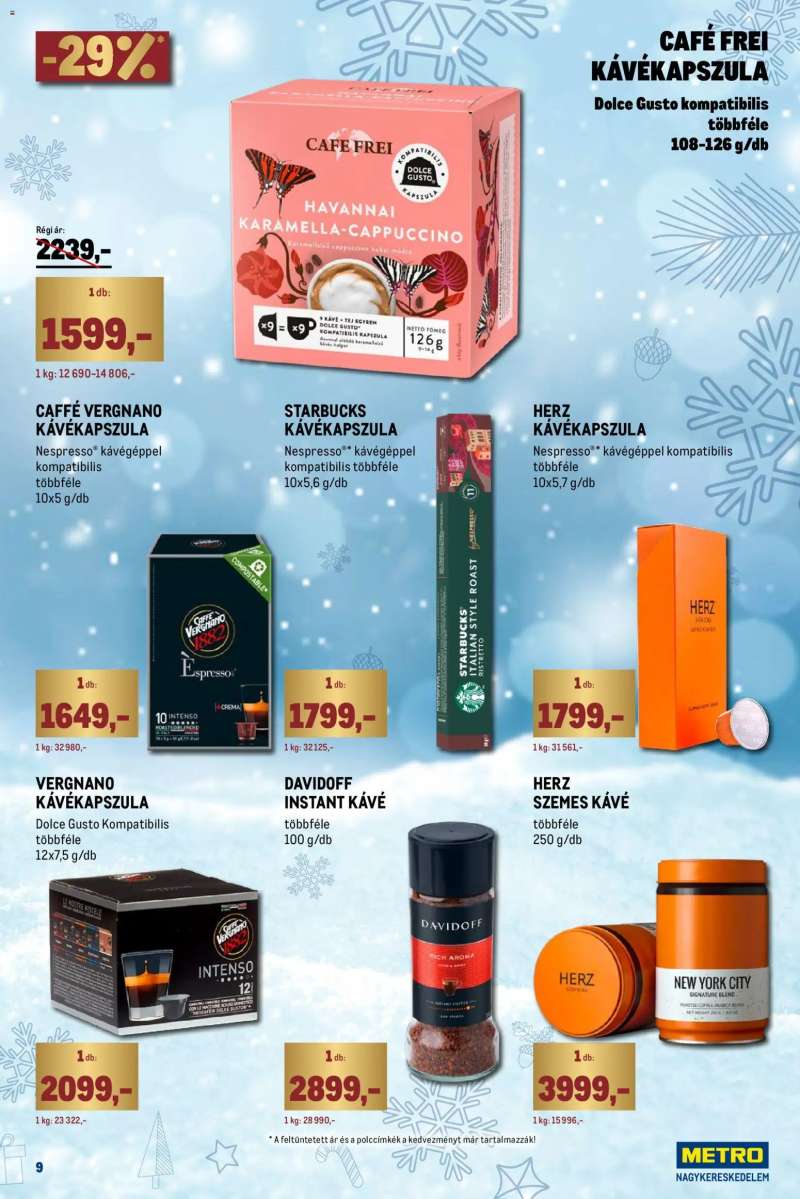 Metro Ünnepi katalógus 9 oldal