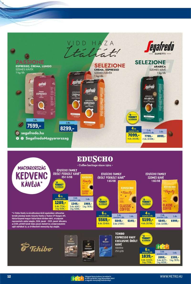 Metro Akciós újság Metro 12 oldal