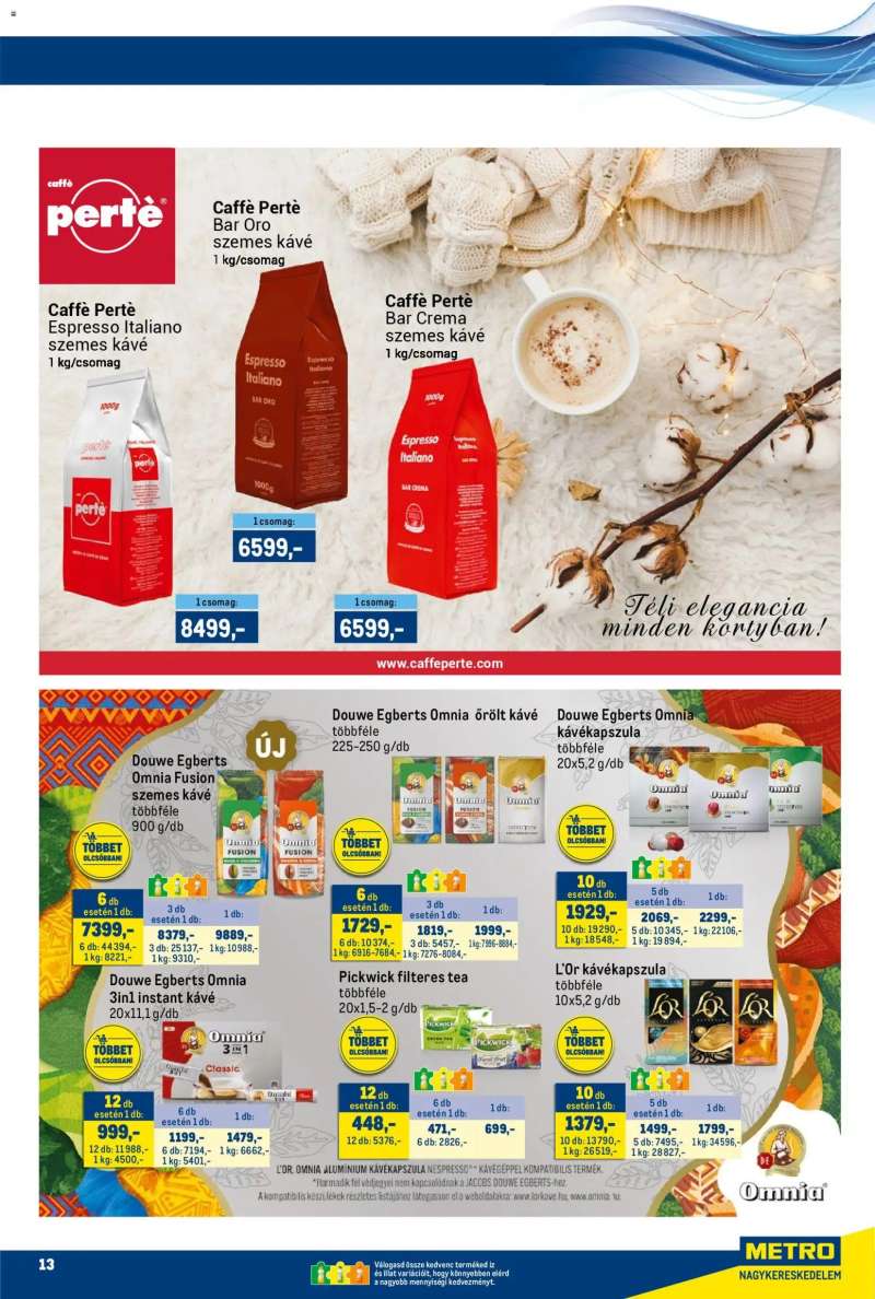 Metro Akciós újság Metro 13 oldal