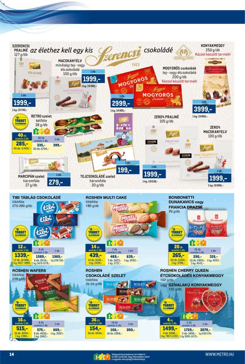 Metro Akciós újság Metro 14 oldal