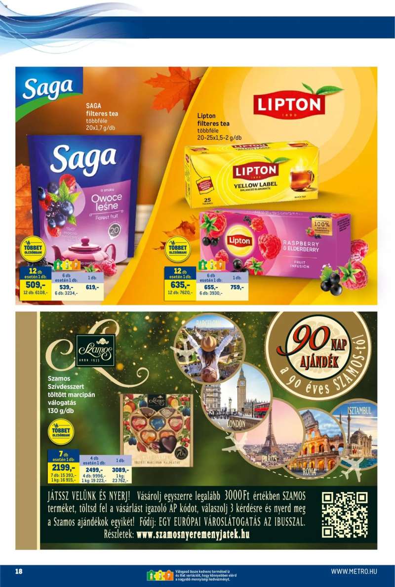 Metro Akciós újság Metro 18 oldal